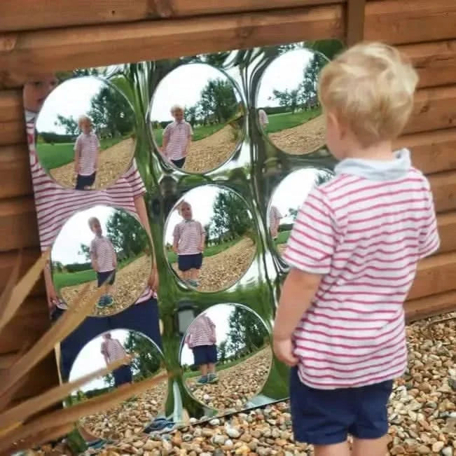 9 Bubble Outdoor Mirror-9 Bubble Outdoor Mirror