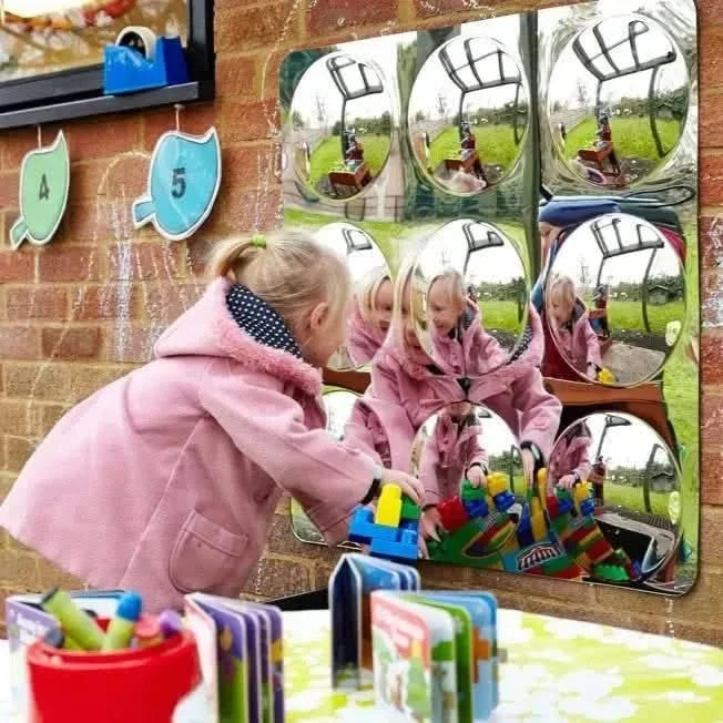 9 Bubble Outdoor Mirror-9 Bubble Outdoor Mirror
