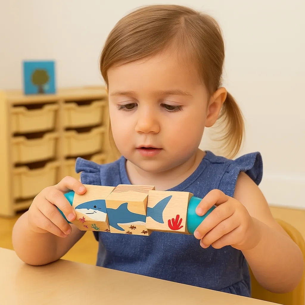 Bigjigs Under the Sea Twist Blocks