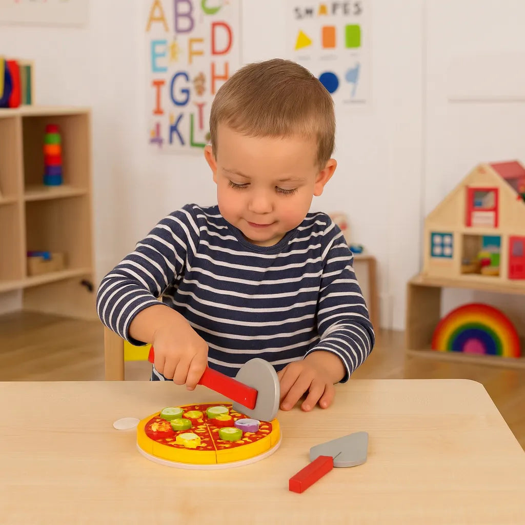 Cutting Pizza-Cutting Pizza