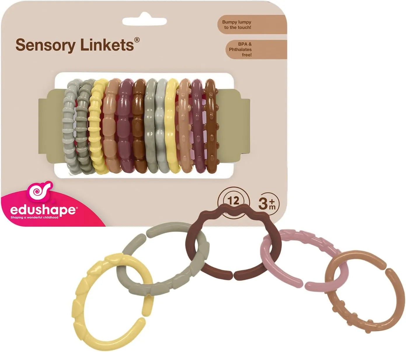 Edushape Linkets Boho Chic-Edushape Linkets Boho Chic
