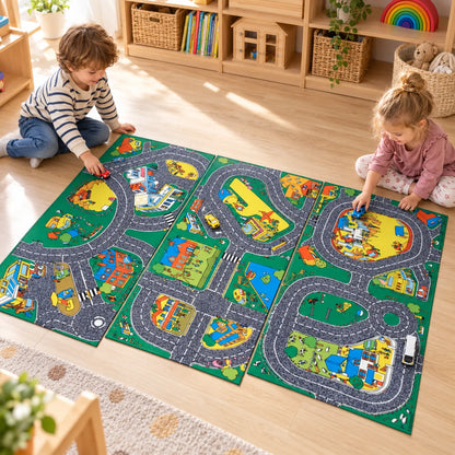 Set of 3 Roadway Playmats