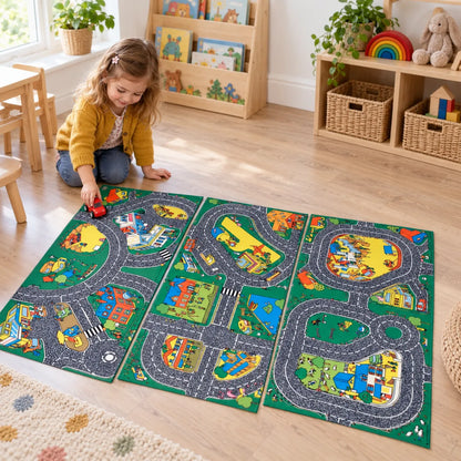 Set of 3 Roadway Playmats