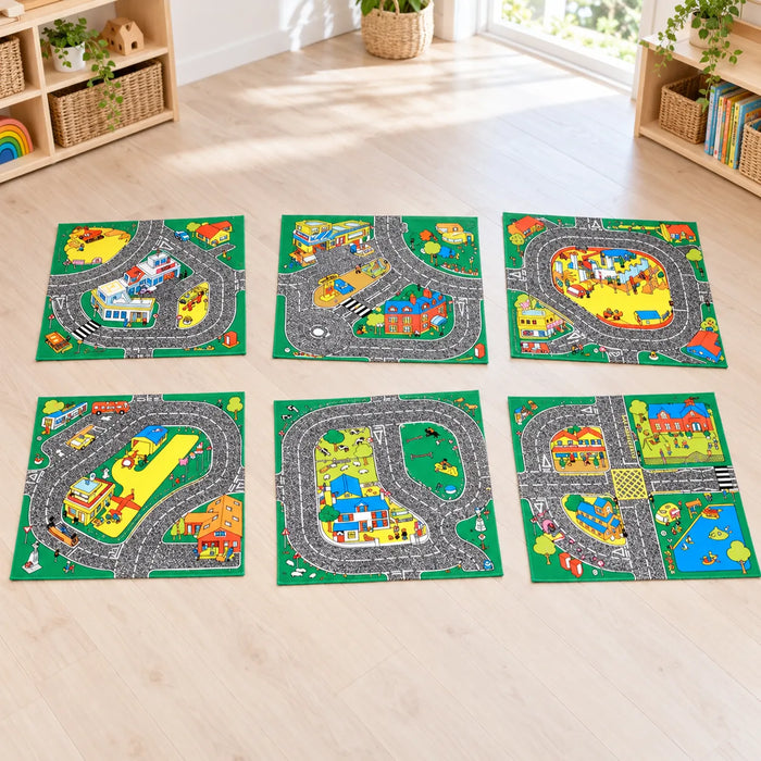 Set 6 Roadway Playsquares