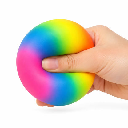 Rainbow Squish Ball Fidget Toy