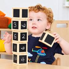 Chalk Wooden Cubes
