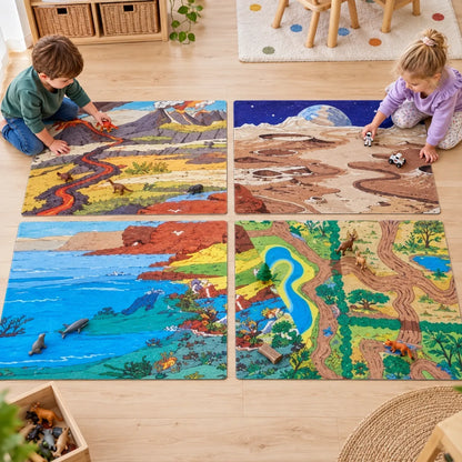 Landscapes Play Mats Pk4