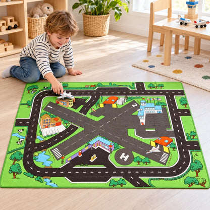 Airport & Roadway Playmat
