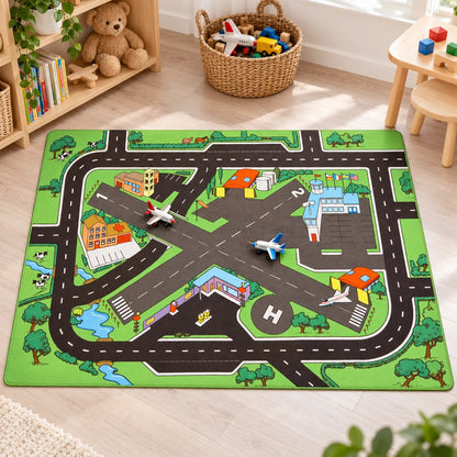 Airport & Roadway Playmat