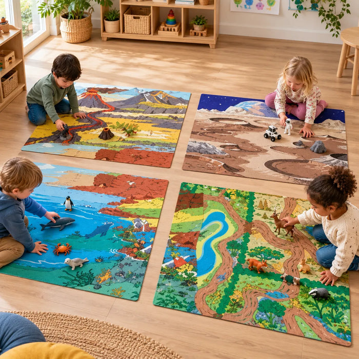 Landscapes Play Mats Pk4