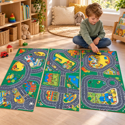 Set of 3 Roadway Playmats