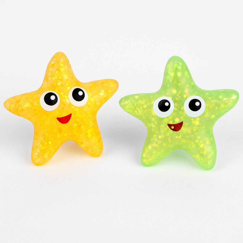 Glitter Maltose Squeeze Star