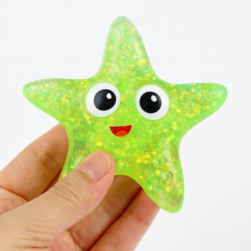 Glitter Maltose Squeeze Star