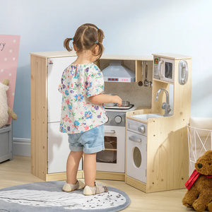 Kids Retro Play Kitchen-Kids Retro Play Kitchen