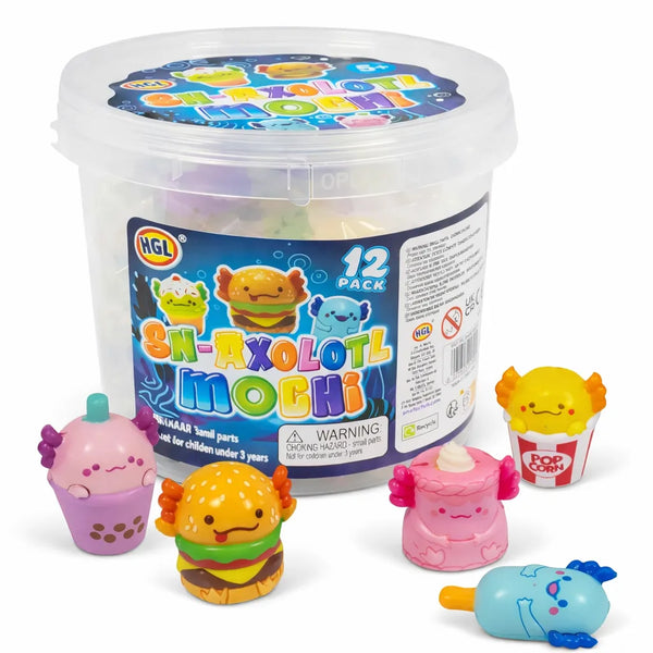 Snaxolotl Mochi 12 Piece Fidget Bucket