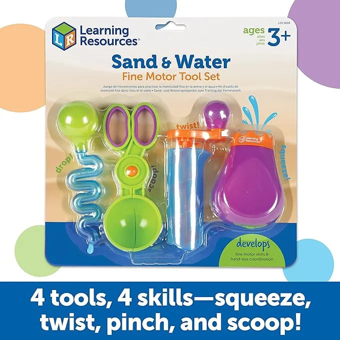 Sand & Water Fine Motor Tool Set