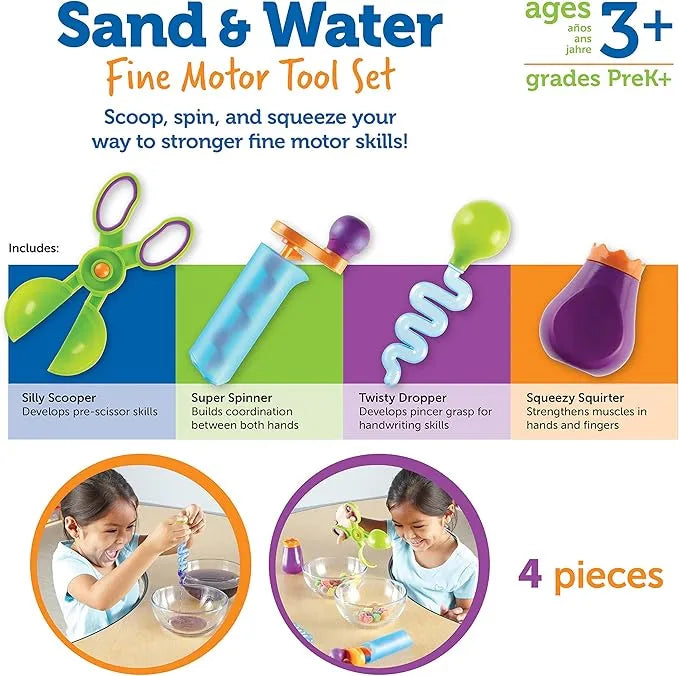 Sand & Water Fine Motor Tool Set