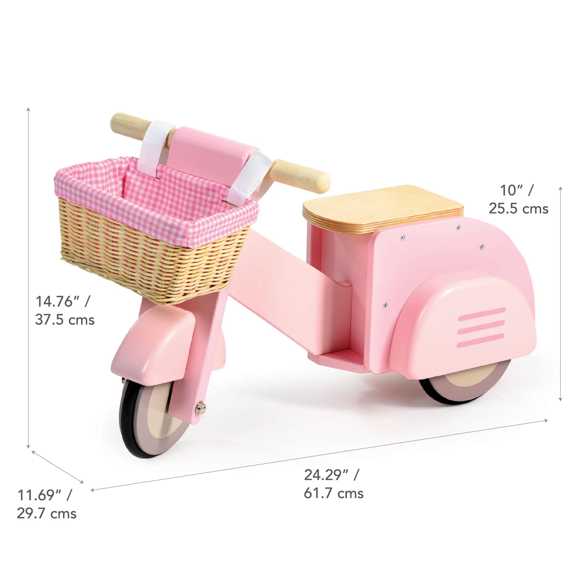 Tender Leaf Scooter With Basket-Tender Leaf Scooter With Basket