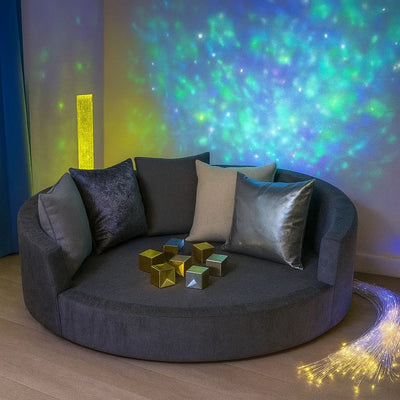 Snuggly Den Grey Chenille