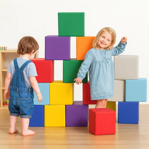 Soft Play Cubes 12 Pieces