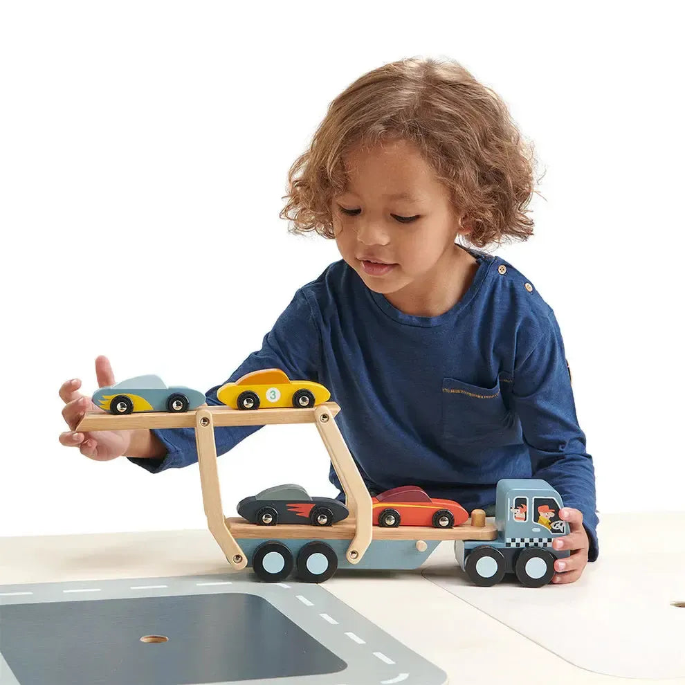 Tender Leaf Toys Car Transporter-Tender Leaf Toys Car Transporter