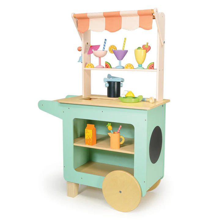 Tenderleaf Toys Drinks Trolley-Tenderleaf Toys Drinks Trolley