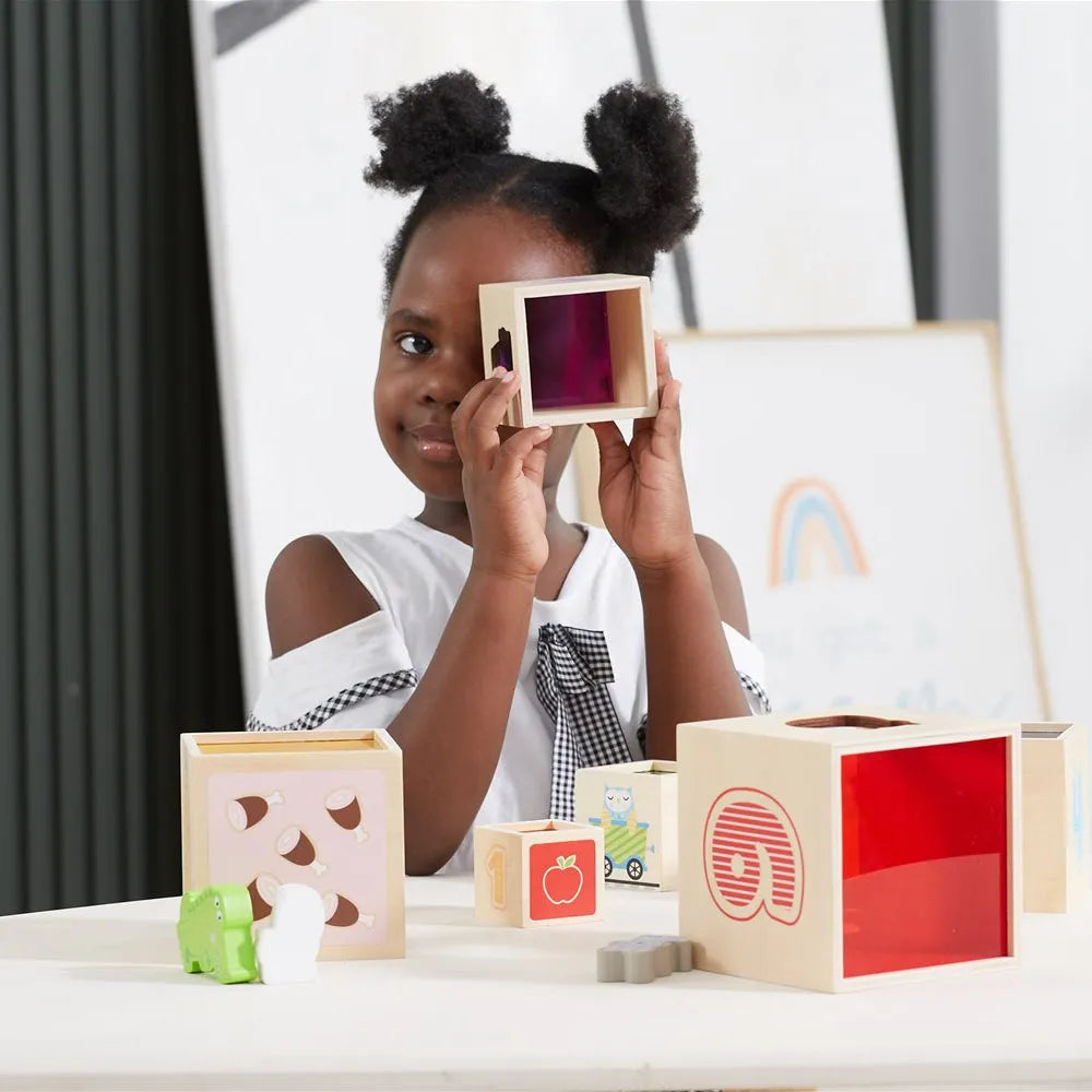 Viga Toys Wooden Nesting & Stacking Blocks-Viga Toys Wooden Nesting & Stacking Blocks