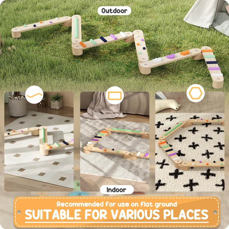 Wooden Balance Beam Set-Wooden Balance Beam Set