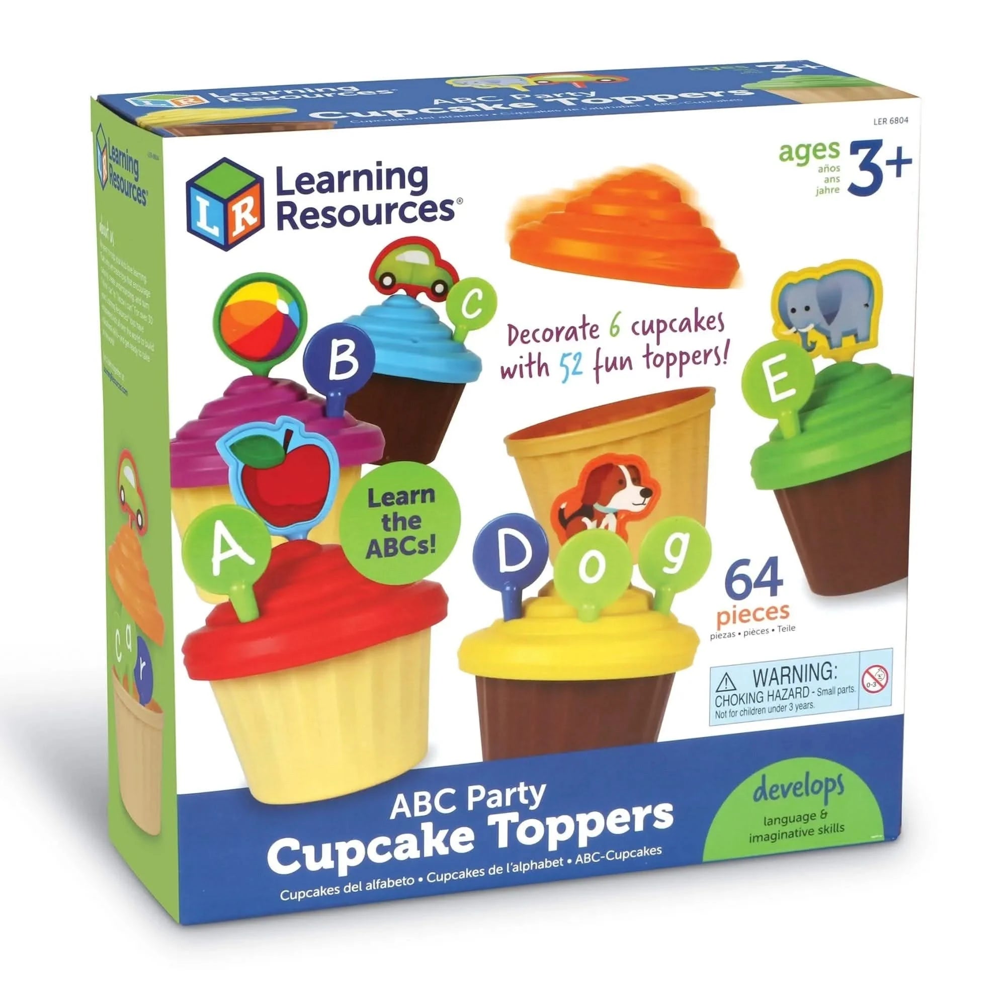 ABC Party Cupcake Toppers-ABC Party Cupcake Toppers