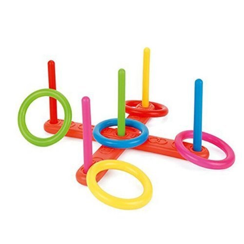 Ability Ring Toss, A traditional game in a unique quality and design. The popular Ring Toss game is challenging both physically and mentally as it requires concentration and body control to assess the distance and throw the rings with precision. The Ring Toss game is a great outdoor play resource which encourages children and the family to get outside and enjoy the sunshine. This is a super quoits set that is suitable to play indoor or outdoor and can be played with all the family This excellent little game