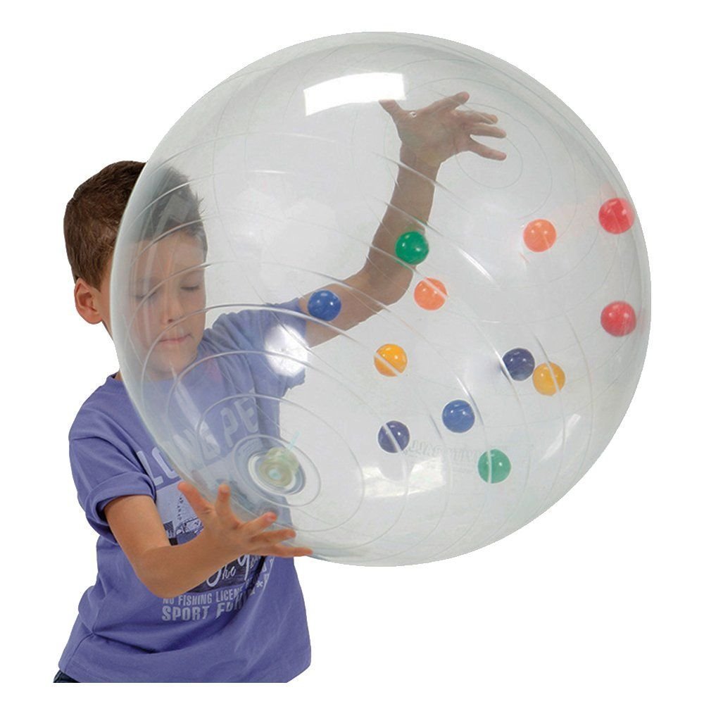 Activity Sound Ball, Watch in amazement as the Activity Sound Ball mesmerizes both children and adults alike with its swirling balls inside the transparent clear casing. This visually stimulating feature adds an exciting element of fun to any group activity.But that's not all - as the balls move, they create a delightful sound that adds a wonderful auditory experience to the mix.Not only is the Activity Sound Ball perfect for group activities, but it is also widely used in floor time and therapy games. Its 