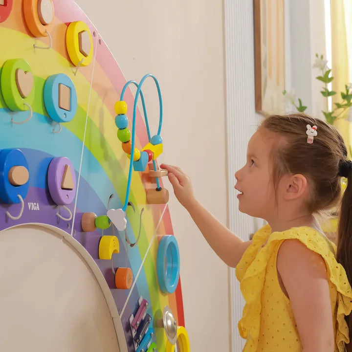 Activity Wall Panel Rainbow-Activity Wall Panel Rainbow