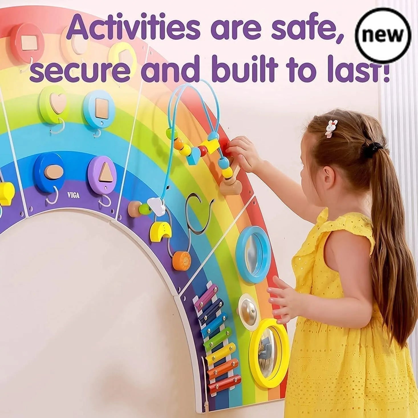 Activity Wall Panel Rainbow-Activity Wall Panel Rainbow