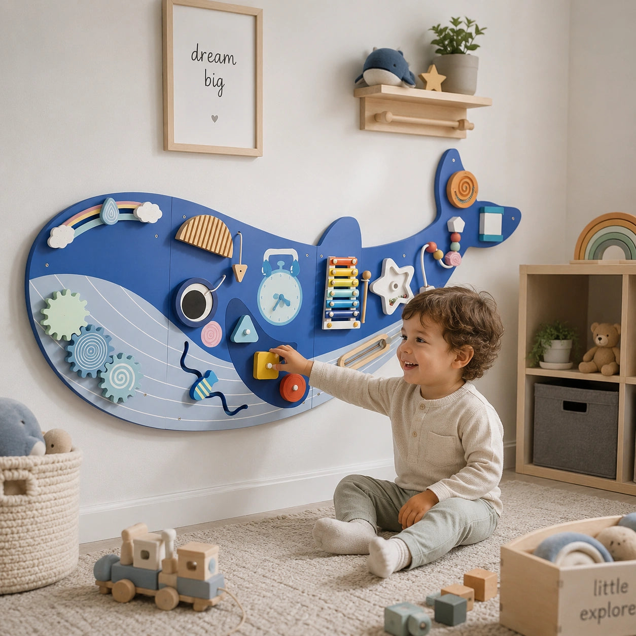 Activity Wall Panel Whale-Activity Wall Panel Whale