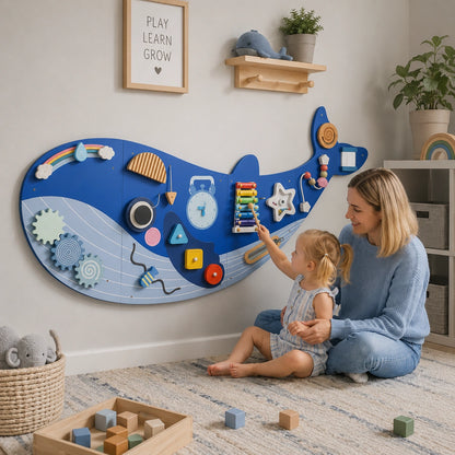 Activity Wall Panel Whale-Activity Wall Panel Whale