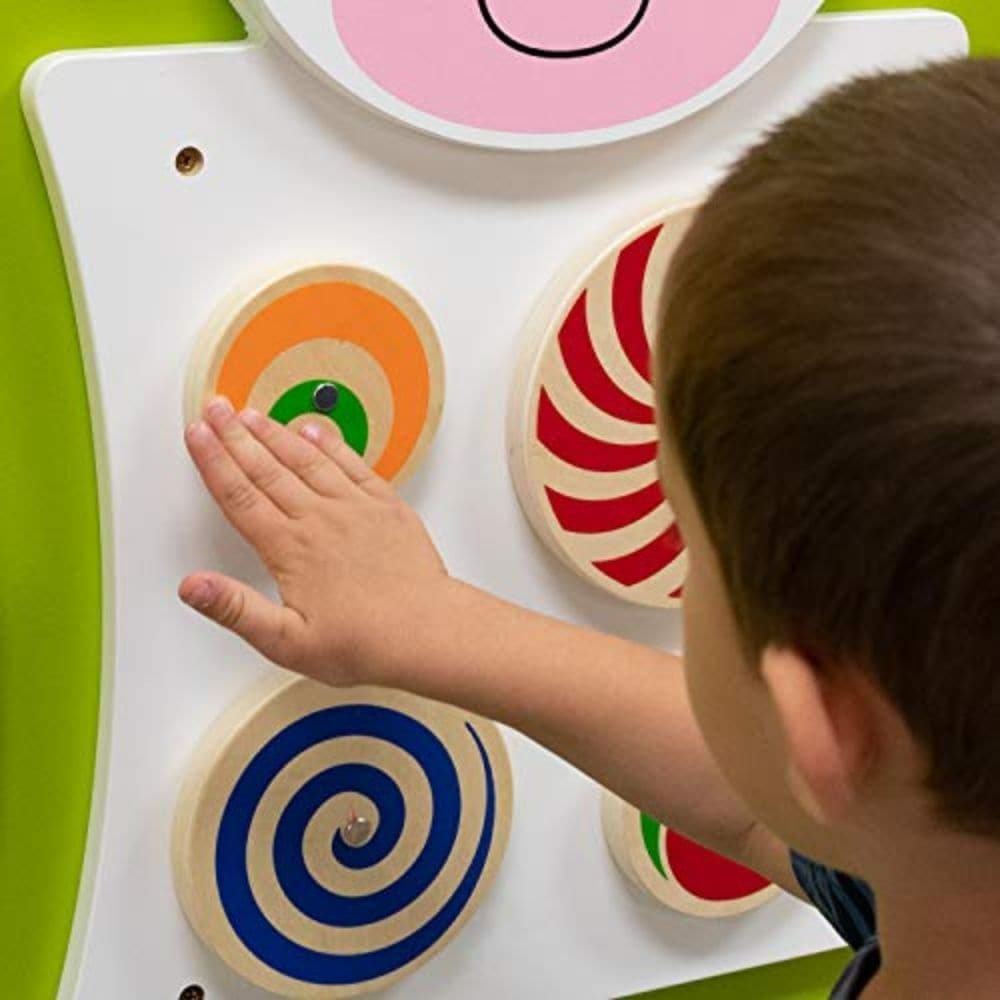 Activity Wall Panel Zebra, Introducing the captivating and visually stimulating Activity Wall Panel Zebra! This enchanting wall toy combines both play and learning to create an engaging experience for children.Featuring a geometry shape sorting puzzle, the Activity Wall Panel Zebra not only captures children's attention with its vibrant colors and charming zebra design but also enhances their cognitive abilities. With this fantastic wall panel, little ones will develop their skills in recognizing different 
