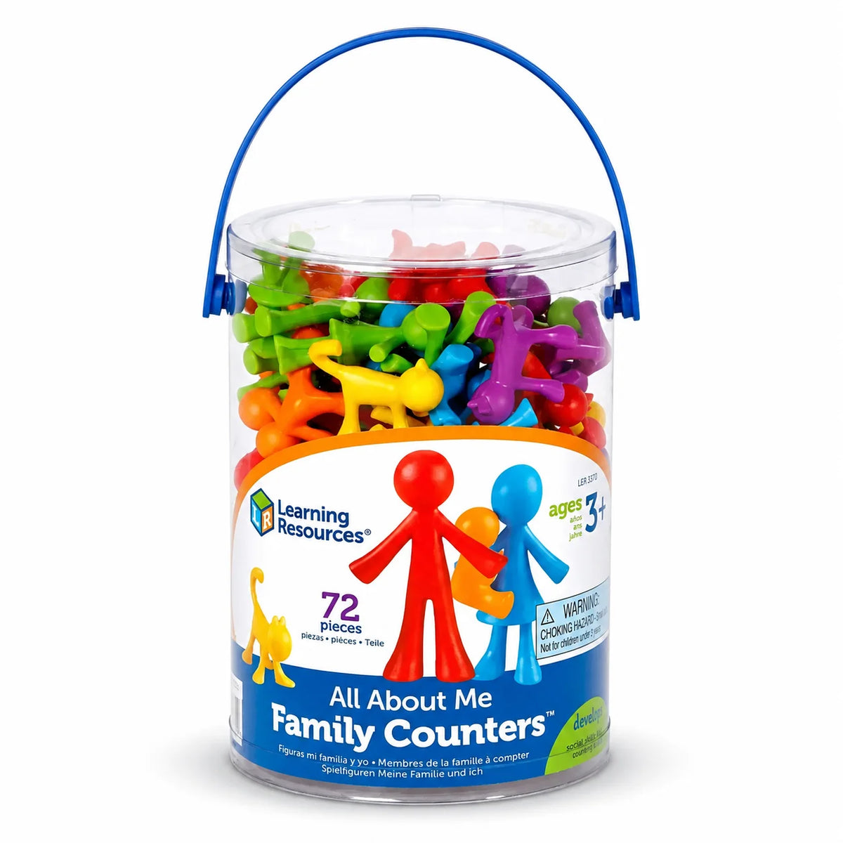 All About Me Family Counters Tub-All About Me Family Counters Tub