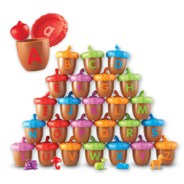 Alphabet Acorns Activity Set, Learning Resources Alphabet Acorns