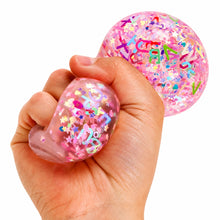 Alphabet Glitter Ball 60mm-Alphabet Glitter Ball 60mm