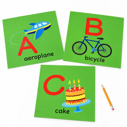 Alphabet Learning Cards-Alphabet Learning Cards