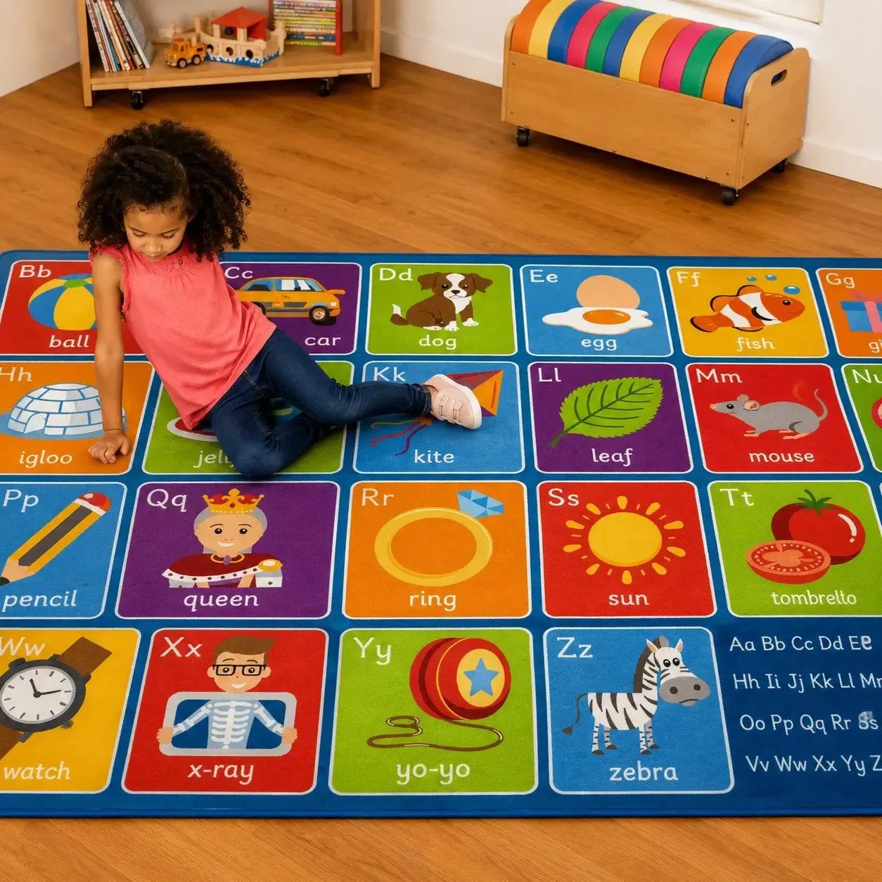 Alphabet Placement Carpet-Alphabet Placement Carpet