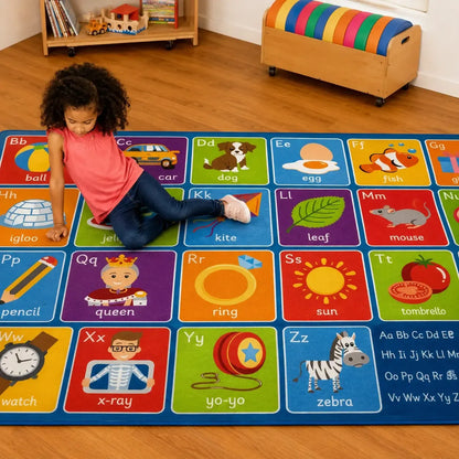 Alphabet Placement Carpet-Alphabet Placement Carpet