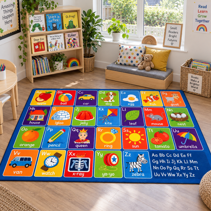 Alphabet Placement Carpet lifestyle image 1 of 8