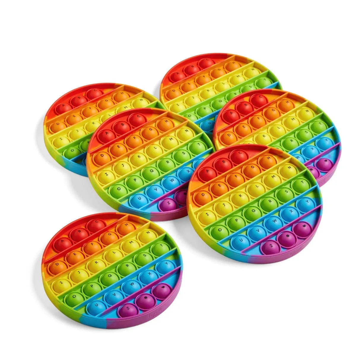 Alphabet Sensory Bubble Poppers Set of 6-Alphabet Sensory Bubble Poppers Set of 6