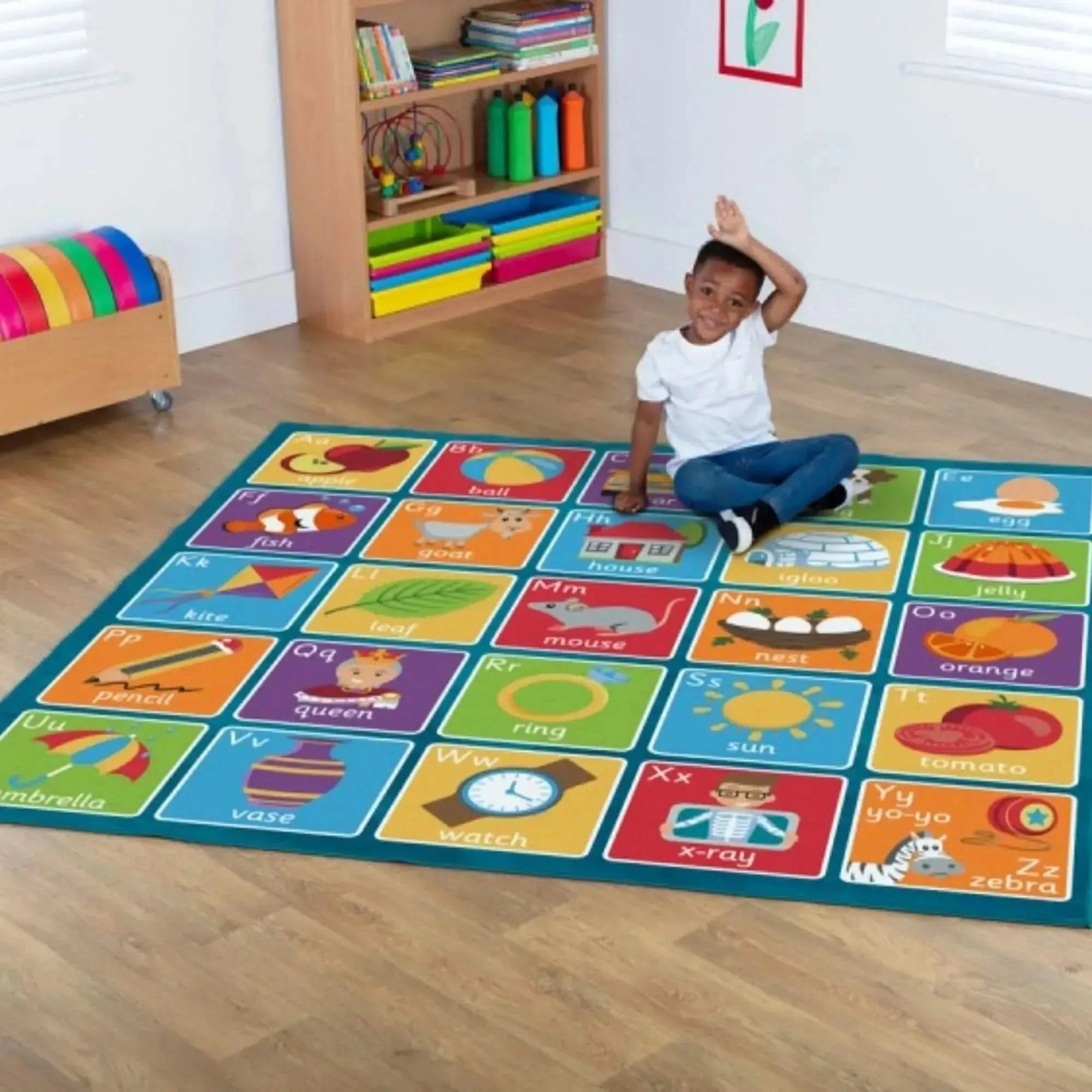 Alphabet Square Carpet-Alphabet Square Carpet