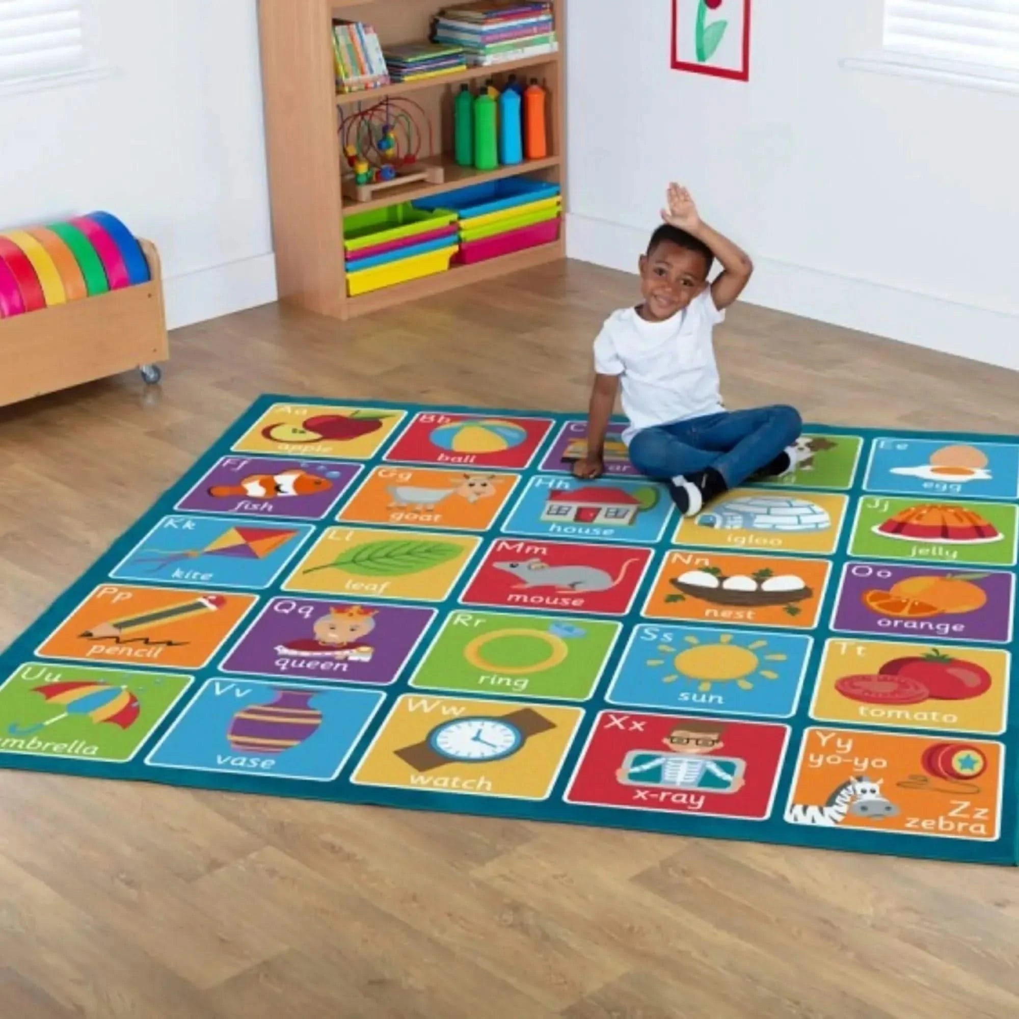Alphabet Square Carpet-Alphabet Square Carpet