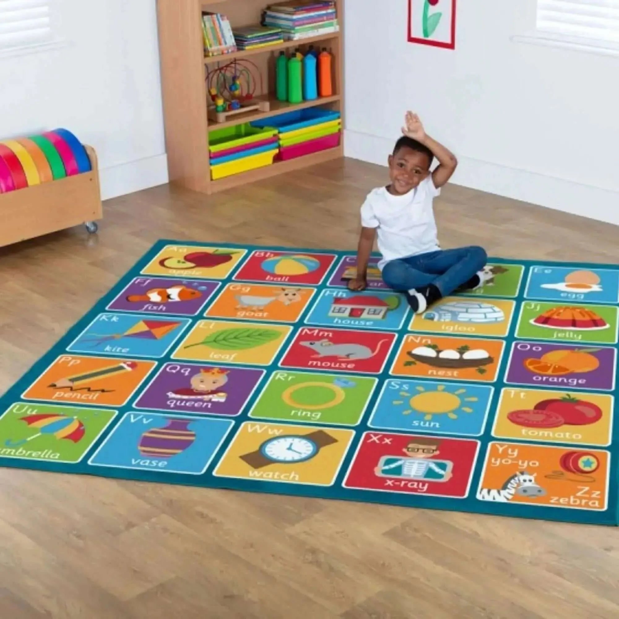 Alphabet Square Carpet-Alphabet Square Carpet