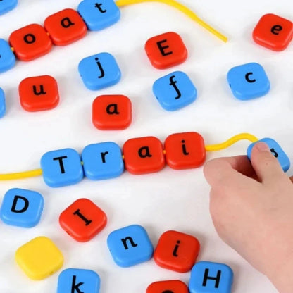 Alphabet Threading Beads-Alphabet Threading Beads