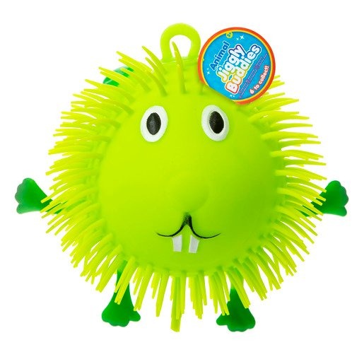 Animal Critter Puffer Ball, This adorable squishy animal critter puffer ball lets you squeeze and pull to your heart's content. When you give it a good squeeze, the puffer ball will bubble-out in a fun and comical way. The tentacles provide pleasing tactile sensations against the skin.Let’s play! This Giant Jiggy Animal Ball promises plenty of fun at playtime. Kids will love throwing it, squishing it, bouncing it and squeezing it: the opportunities are endless. Available in a range of bright colours, this b