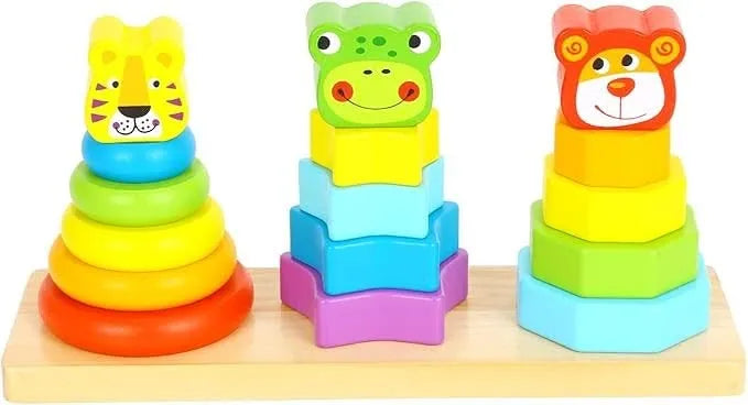 Animal Wooden Stacker-Animal Wooden Stacker